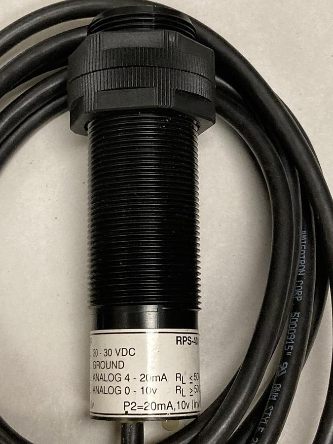 Used Migatron Corporation,RPS-401A-80P,Analog Ultrasonic Sensor