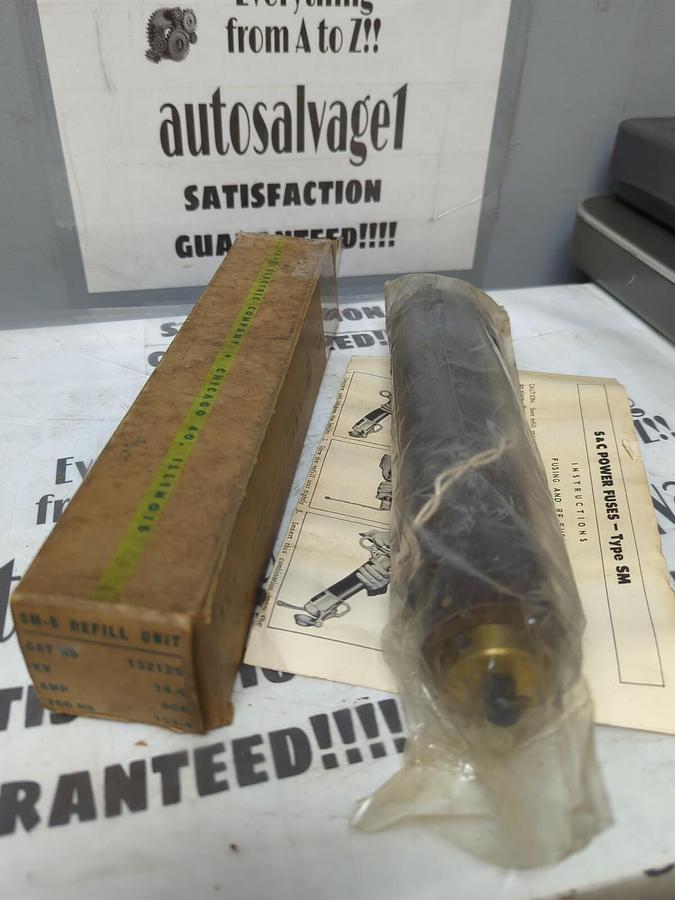 S & C,132125,SM-5 REFILL UNIT KV-14.4 AMP-80E TCC NO-153-4 NOS