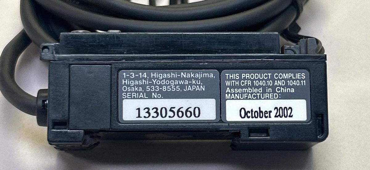 Used KEYENCE,LV-21A,LASER SENSOR