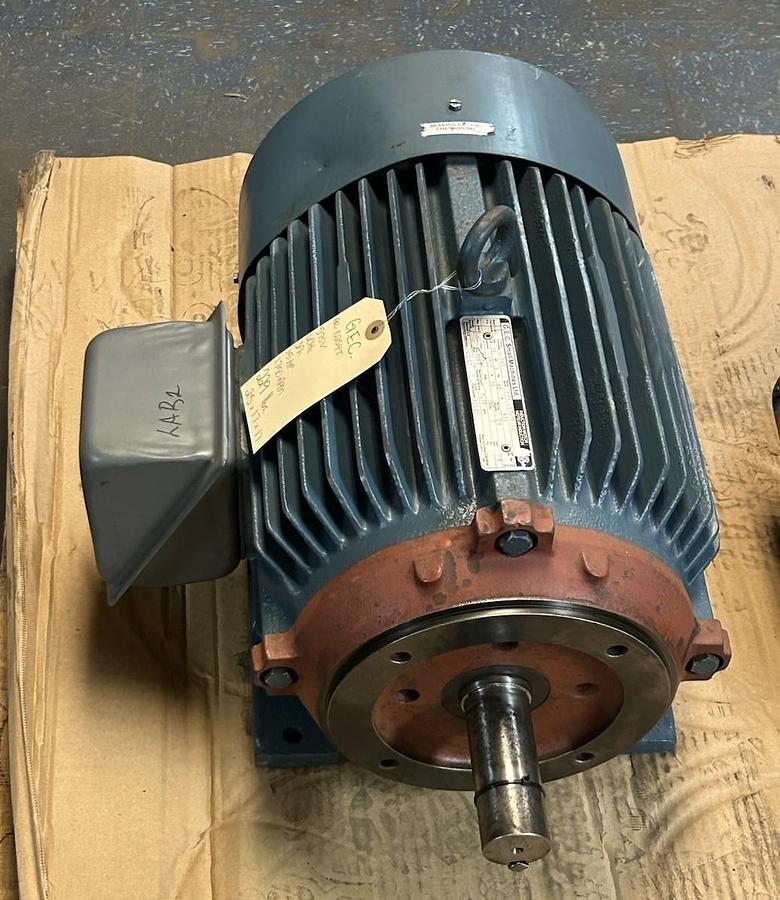 Used GEC SMALL MACHINES,D254T,MOTOR 15HP 575V 1750RPM 3PH D254T FRAME