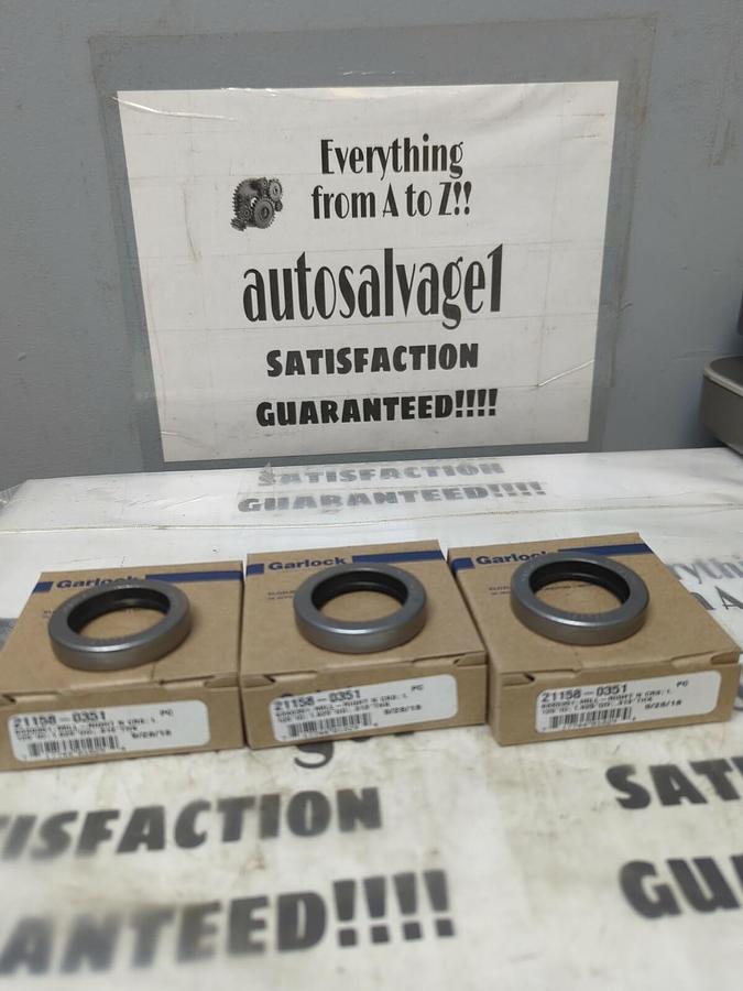 GARLOCK KLOZURE,21158-035,OIL SEAL 25 IN ID 1.625 IN OD LOT OF 3 NOS