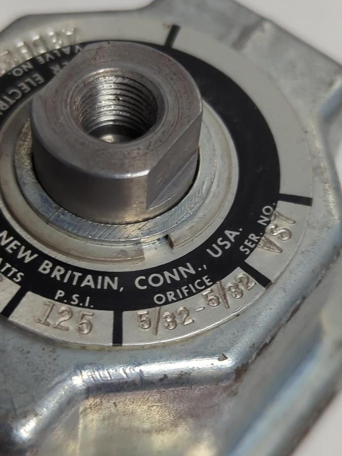 Used SKINNER ELECTRIC,A3DB2127,SOLENOID VALVE 115-80V 16 WATTS 125PSI PRE-OWNED