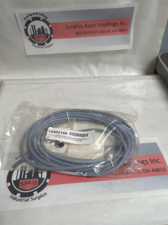 TURCK,WK 4.4T5,EUROFAST CABLE/CONNECTOR U2436 NOS