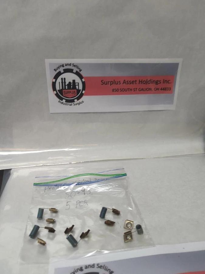 Used JOSLYN CLARK,S0-93,OVERLOAD THERMAL HEATER ELEMENT LOT OF 5 PRE-OWNED