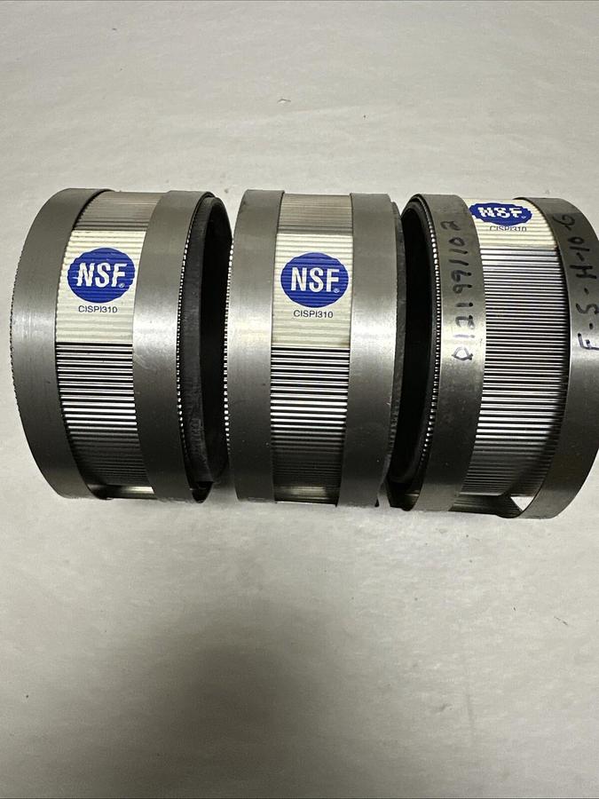 NSF,CISPI310,4" Stainless Steel Coupling LOT of 3