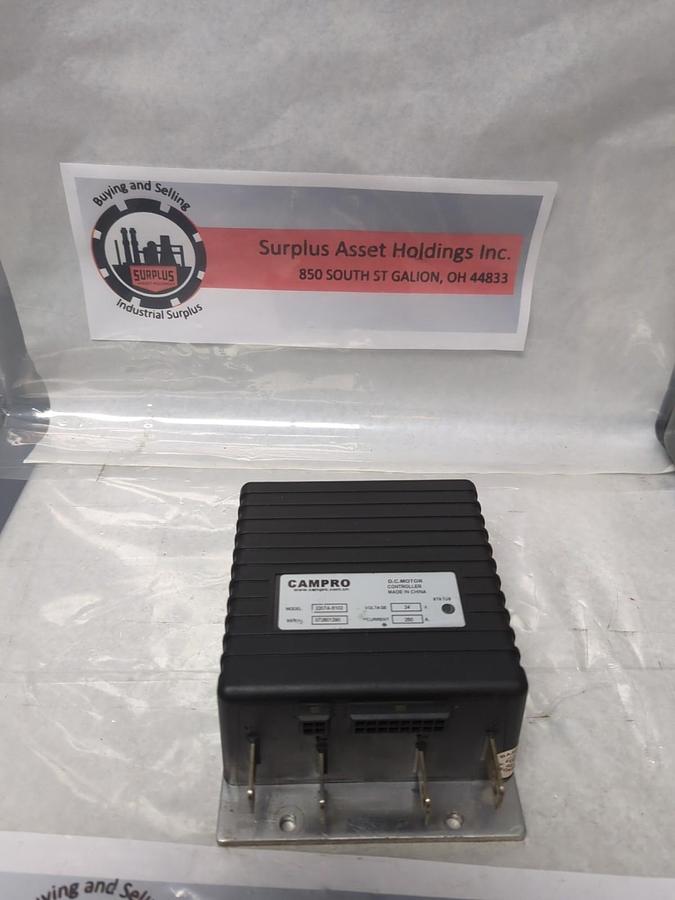 Used CAMPRO,2207A-5102,DC MOTOR CONTROLLER 24V CURRENT 250A PRE-OWNED