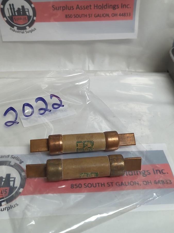 Used GOULD SHAWMUT,2022,100 AMP FUSE LOT OF 2 PRE-OWNED