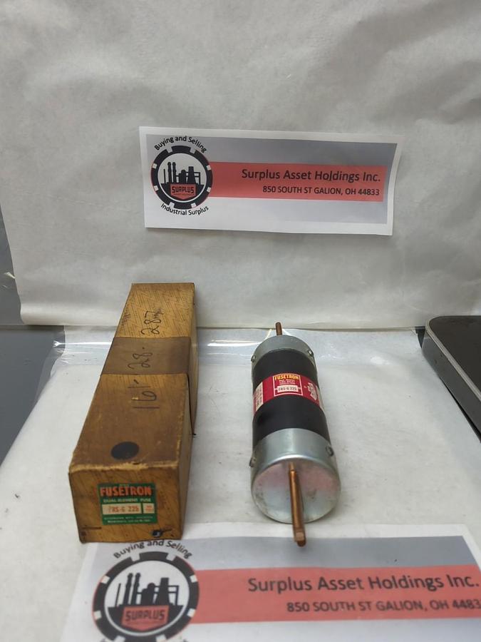 COOPER BUSSMANN,FRS-G-225,FUSETRON 225 AMP FUSE NOS