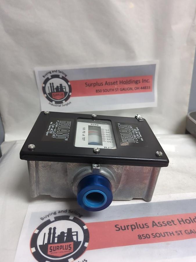 HEDLAND,600PSI,FLOW-ALERT FLOW METER W/ELECTRICAL SIGNAL NOS