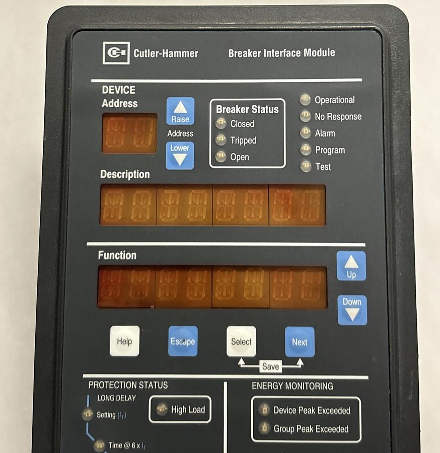 Used CUTLER-HAMMER,BIMPS 7801C61G02,BREAKER INTERFACE MODULE