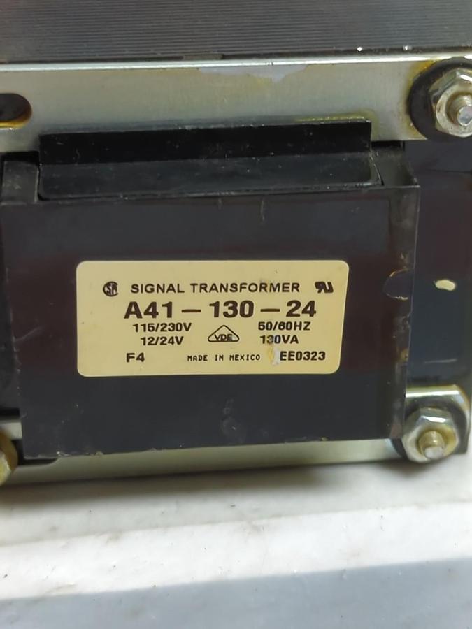 Used SIGNAL TRANSFORMER,A41-130-24,TRANSFORMER 115/230V 50/60HZ PRE-OWNED