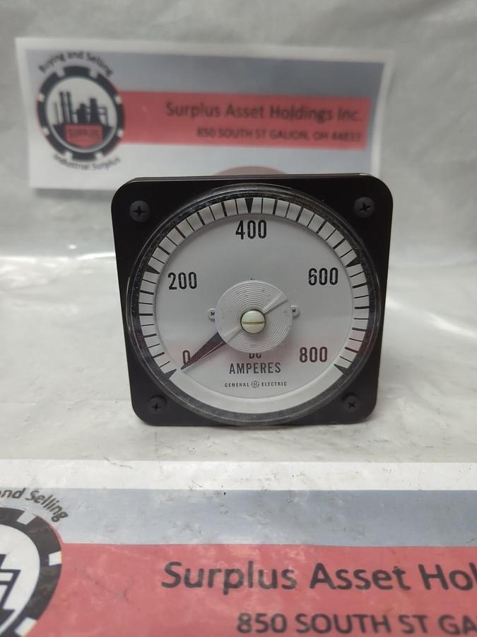 Used GE,DB-40,AMMETER 0-50 MV DC 0-800 PRE-OWNED