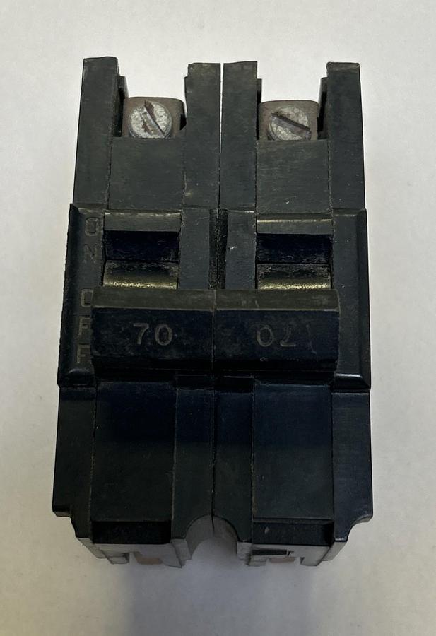 Used FEDERAL PACIFIC,N270,CIRCUIT BREAKR 70A 240V 2P