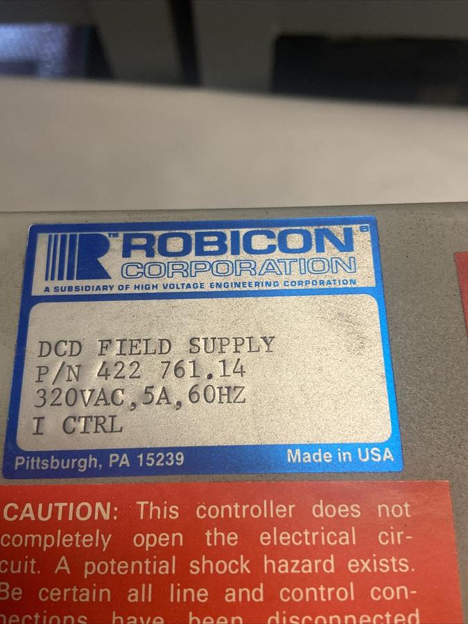 Robicon,422-761-14,Field Supply Single Phase NOS