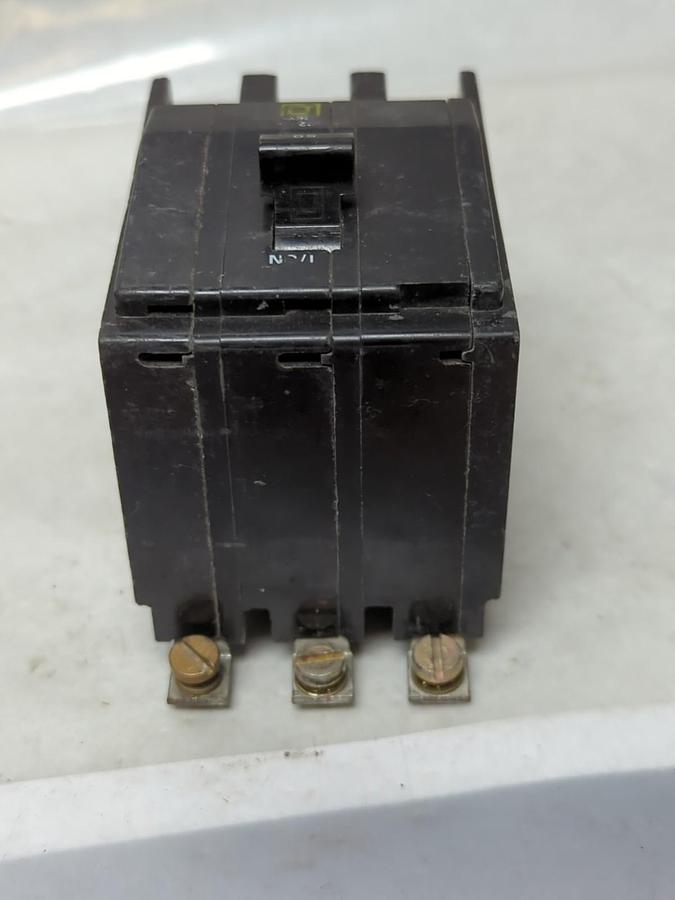Used SQUARE D,QOB350VH,CIRCUIT BREAKER 50 AMP 3-POLE PRE-OWNED