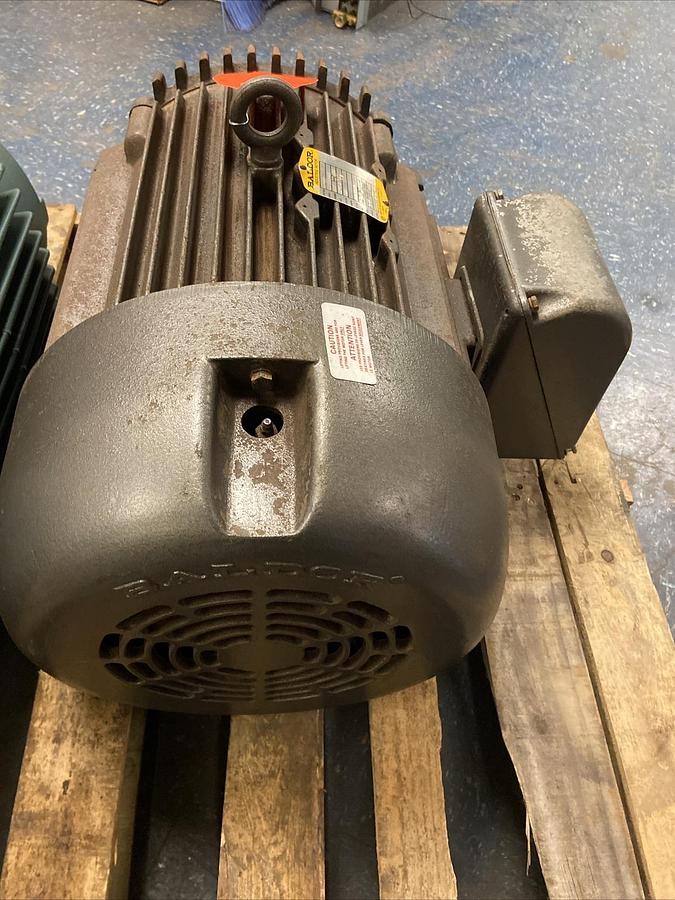 Used Baldor,M1753T,25Hp Motor 1760/870RPM 460V Frame 286T