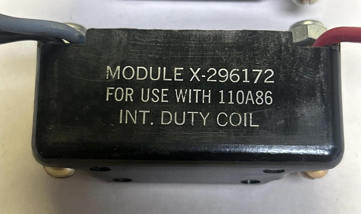 Used ALLEN BRADLEY,X-296172,CONTACTOR MODULE LOT OF 2