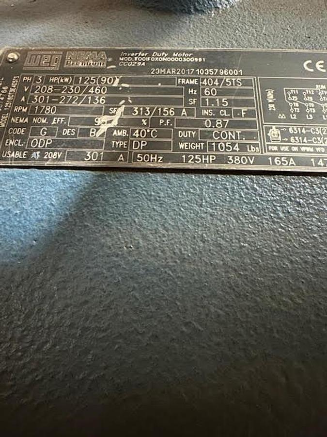 WEG HP125 404/5TS