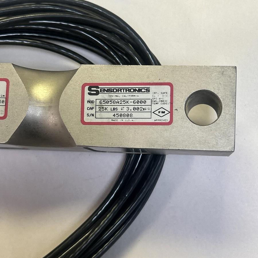 Used SENSORTRONICS,65058A25K-6000,LOAD CELL