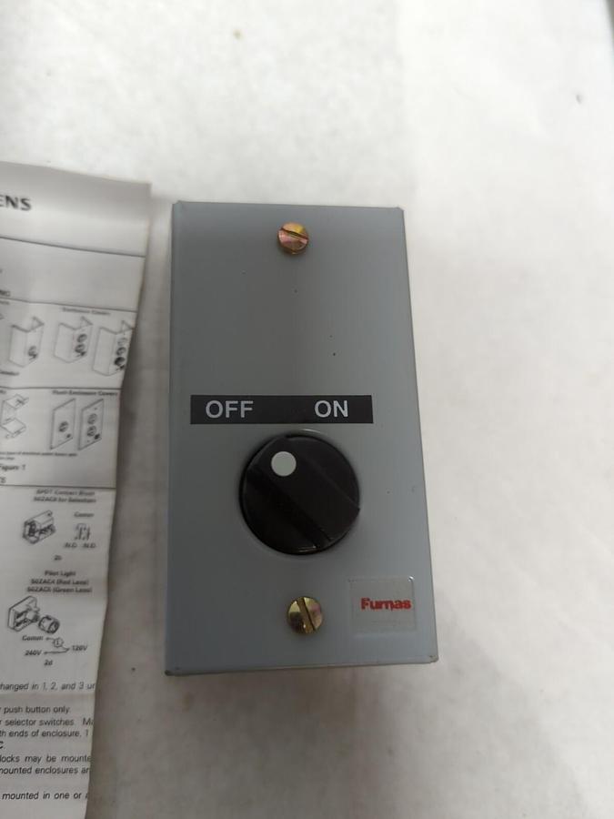 SIEMENS,50AA3C6,ON-OFF CONTROL STATION NEMA 1 NOS