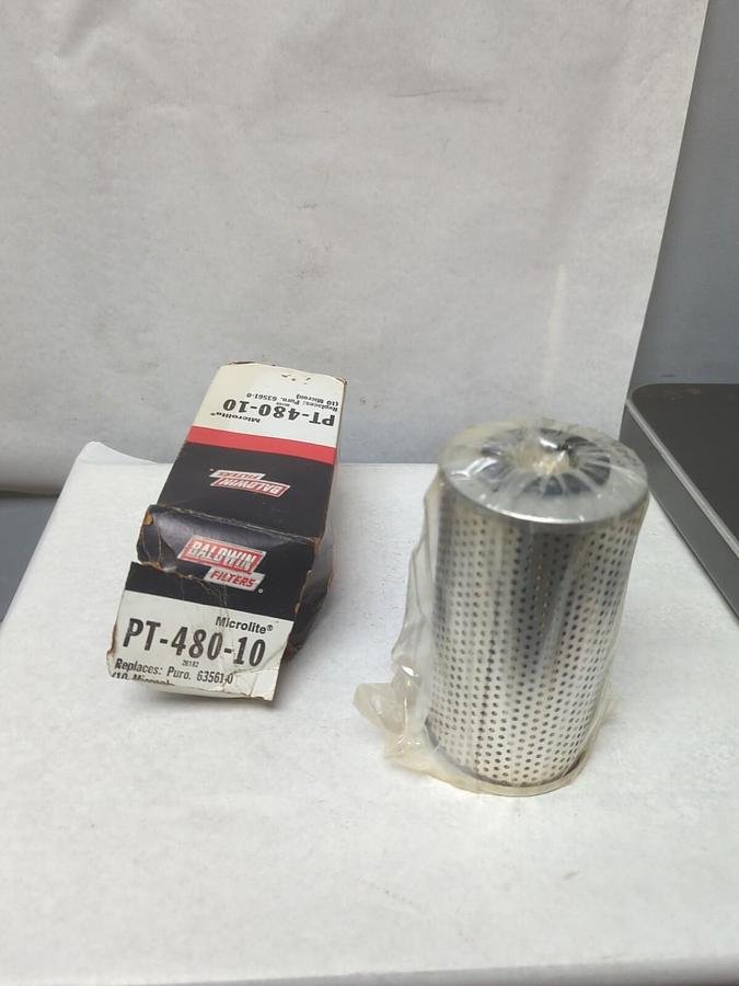 BALDWIN,PT-480-10,FILTER ELEMENT 10 MICRON NOS