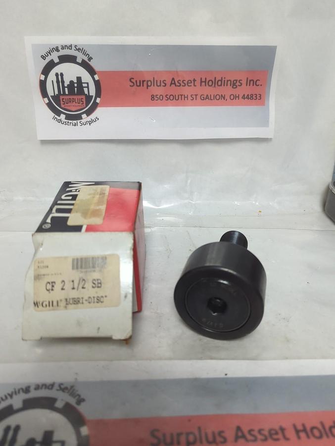 MCGILL,CF2-1/2SB,LUBRI-DISC CAM FOLLOWER NOS