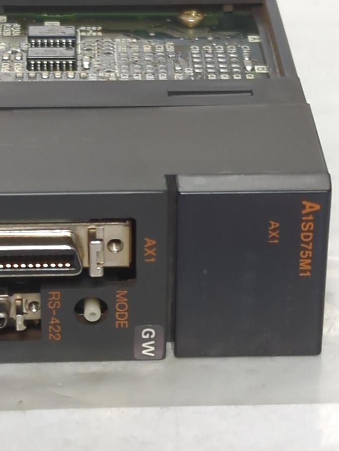Used MITSUBISHI,A1SD75M1,POSITIONING UNIT MODULE PRE-OWNED