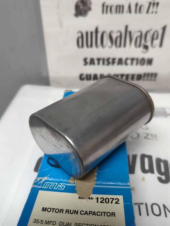 MARS COMPONENTS,12072,MOTOR RUN CAPACITOR 370 VAC