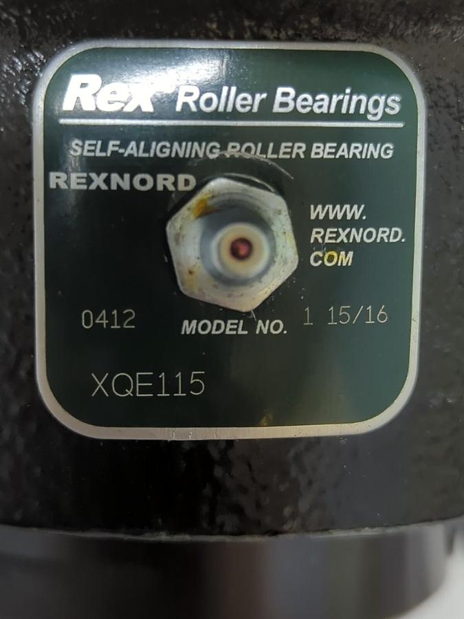 REXNORD,XQE115,FLANGE BLOCK BEARING 4-BOLT BASE 1-15/1 INCH BORE NOS