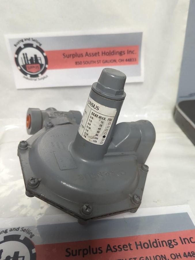 SENSUS,143-00,GAS REGULATOR BLACK SPRING 2-6PSI NOS