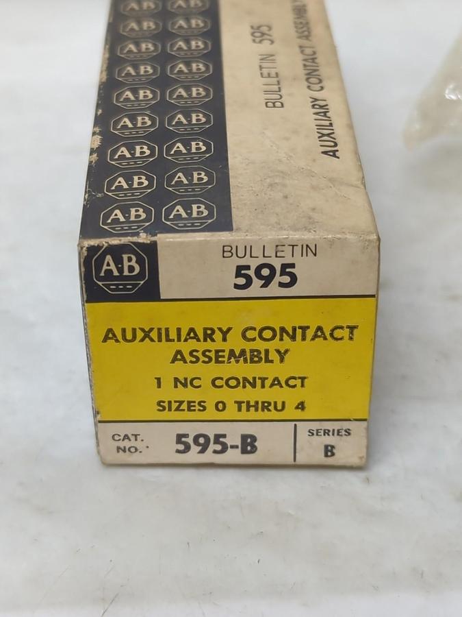ALLEN BRADLEY,595-B,SERIES B AUXILIARY CONTACT ASSEMBLY NOS