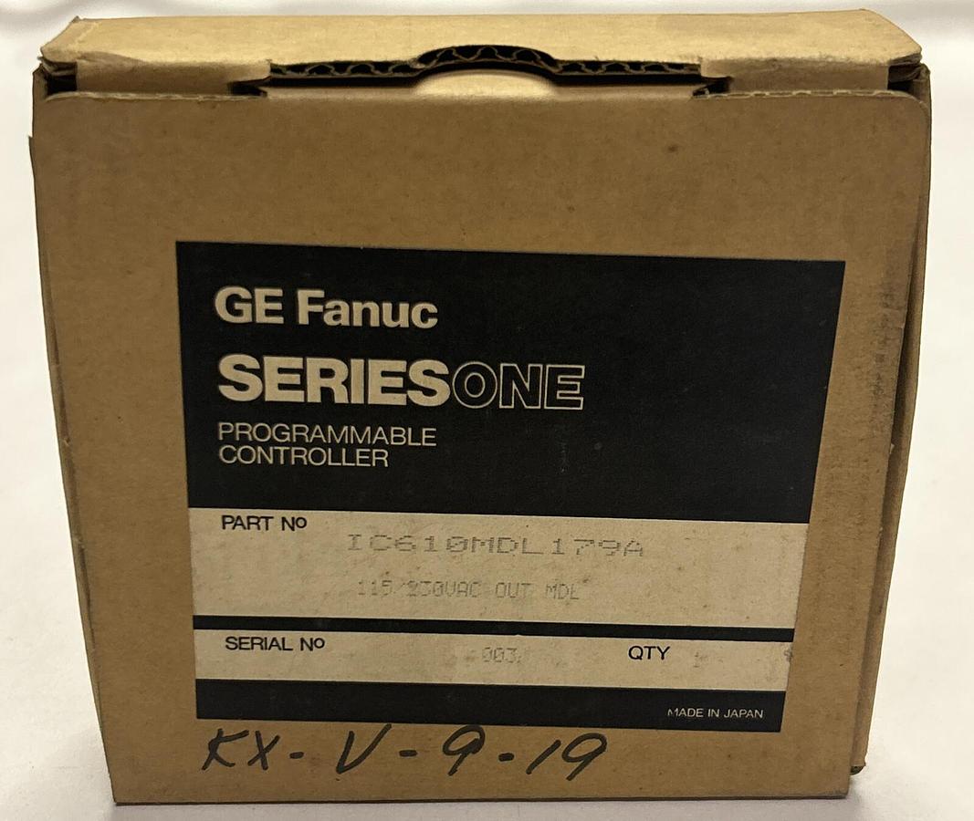 Used GE FANUC,IC610MDL179A,OUTPUT MODULE NEW