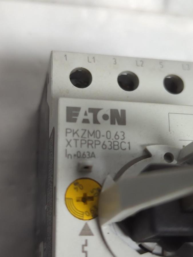 Used EATON,PKZMQ-0.63,CIRCUIT BREAKER ASSEMBLY PRE-OWNED