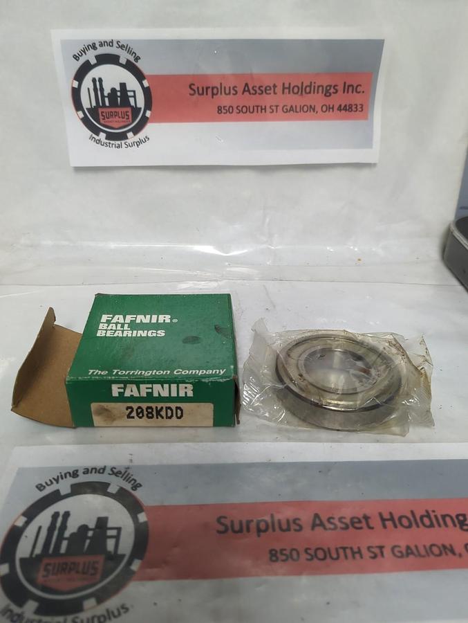 FAFNIR,208KDD,SHIELDED BALL BEARING 40X80X18MM NOS