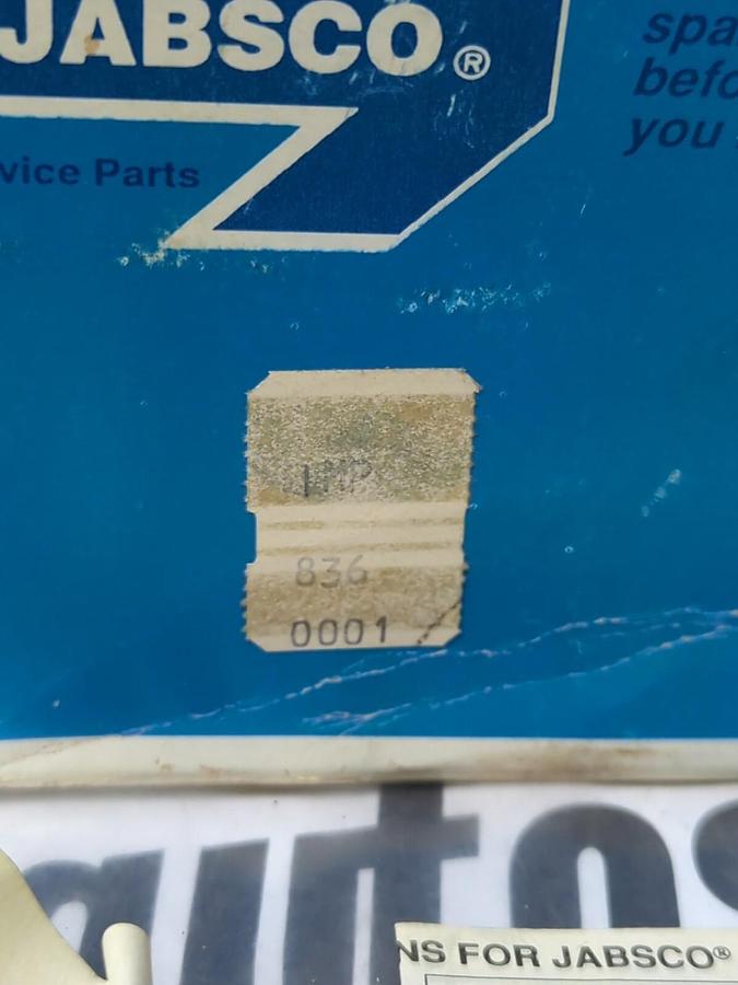 JABSCO,836,WATER PUMP IMPELLER NOS