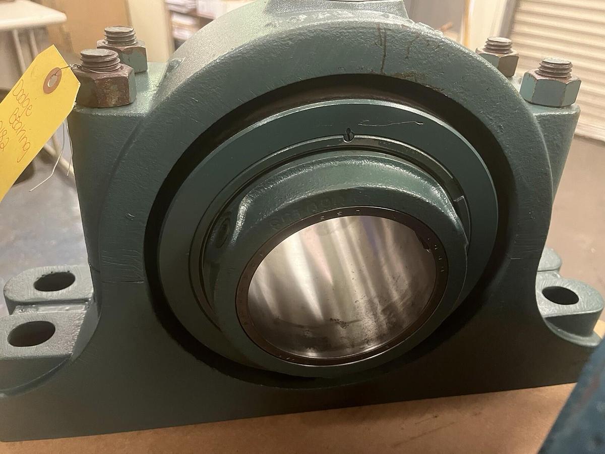 Used DODGE,060182,TYPE K/DI NON EXPANSION PILLOW BLOCK BEARING 4-7/16" BORE