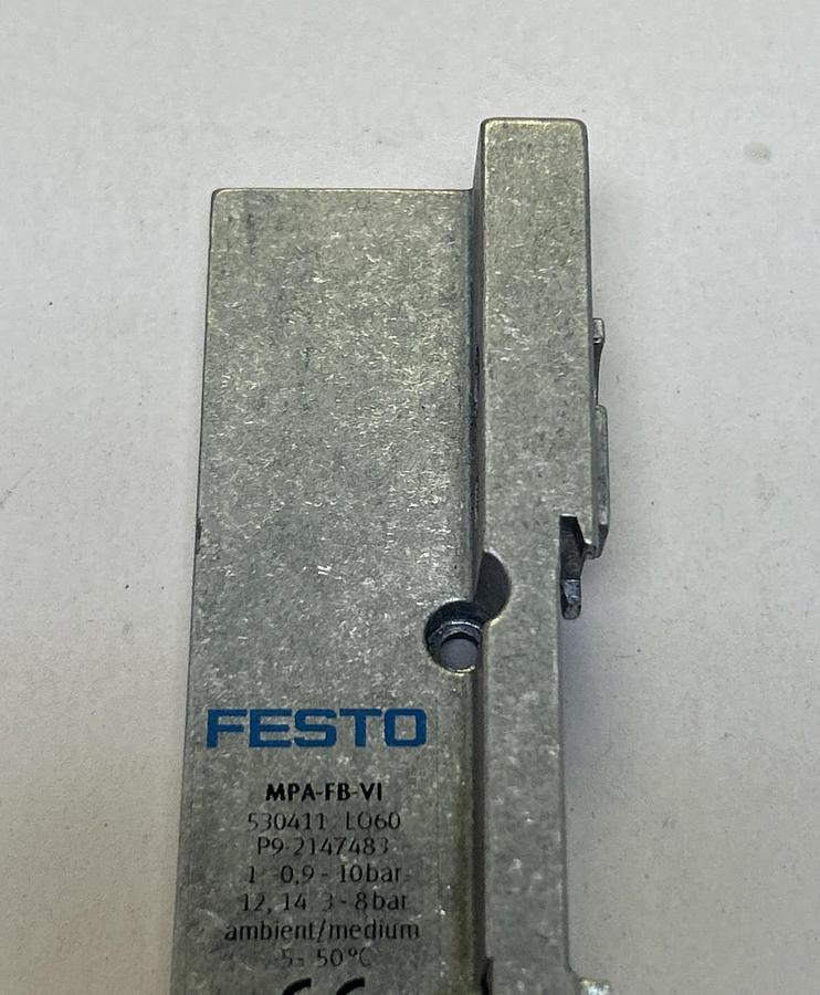 Used FESTO,MPA-FB-V1,MANIFOLD END PLATE