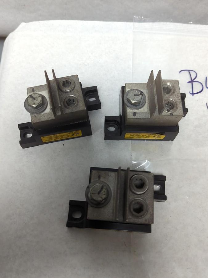 Used BUSS,1BS103,FUSE BLOCK HOLDER LOT OF 3 PRE-OWNED