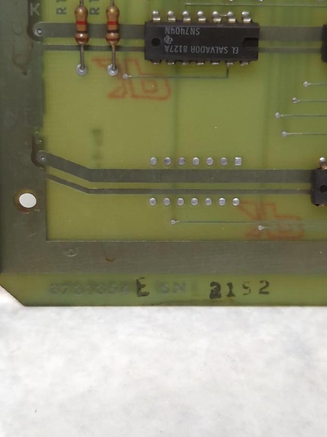 Used BENDIX,12721,S5 TAPE READER PUNCH INTERFACE CIRCUIT BOARD PRE-OWNED