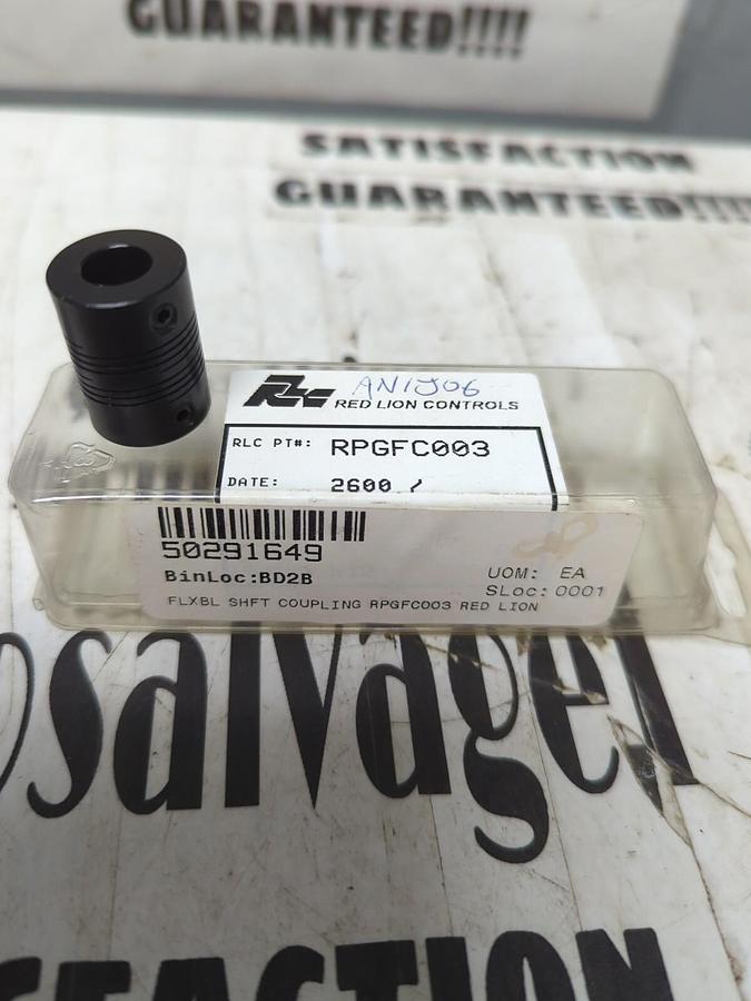 RED LION CONTROLS,RPGFC003,FLEXIBLE COUPLING NOS