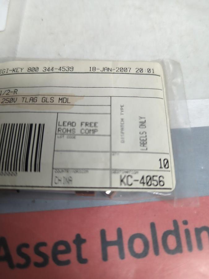 BUSSMANN,BK/MDL-3-1/2R,FUSE LOT OF 20 PCS NOS