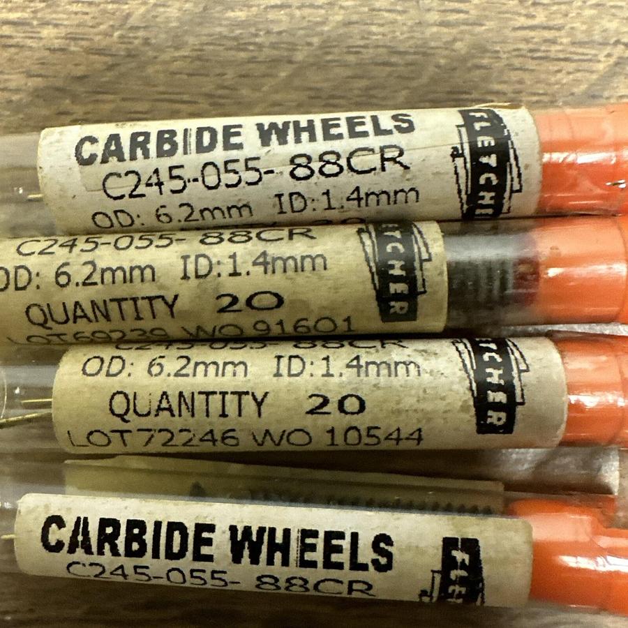 Fletcher,C245-055-88CR,Carbide Wheels 4 packs of 20 ea.