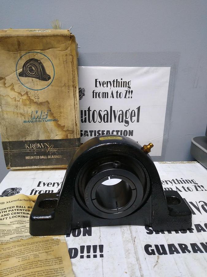 Krown Regal MB,KC-55-1-11/16,Pillow Block Bearing NOS