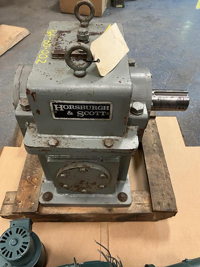 Used HORSBURGH & SCOTT,WB-1300-T,WORM GEAR SPEED REDUCER RATIO 40 3.12HP 720RPM