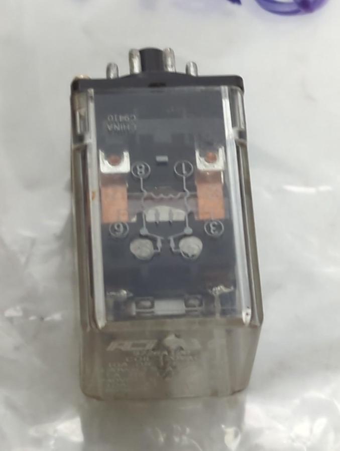 Used ACI,9726A120,PLUG IN RELAY 8-PIN 10A LOT OF 2 PRE-OWNED