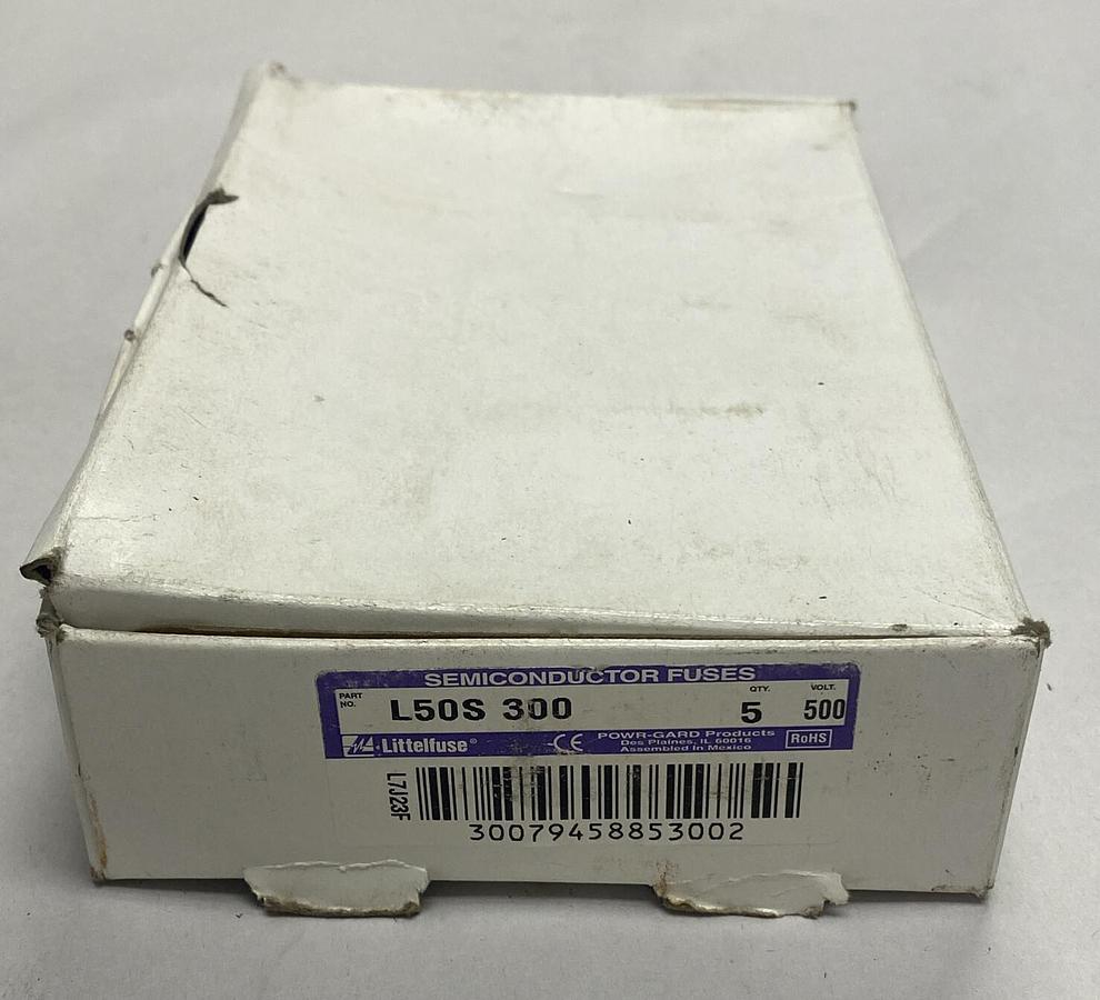 Littelfuse,L50S 300,Semiconductor Fuse Lot Of 5 NOS