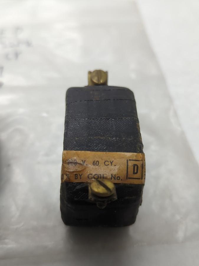 Used SQUARE D,1861S1,COIL 208/220V 60CY LOT OF 2 PRE-OWNED