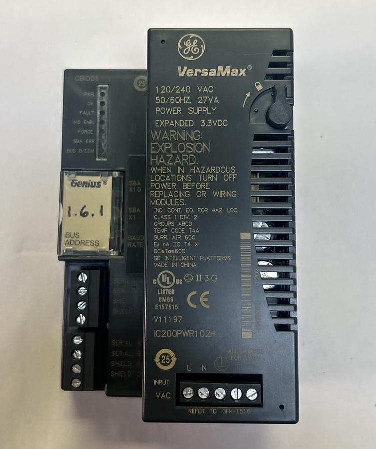 Used GE FANUC,IC200PWR102H,VERSAMAX POWER SUPPLY MODULE