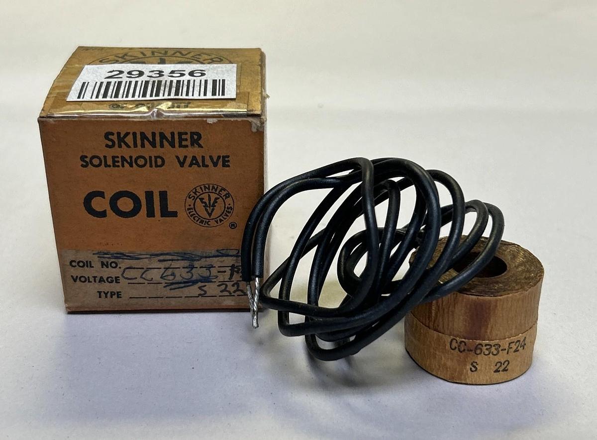 SKINNER,CC-633-F24,SOLENOID VALVE COIL NOS