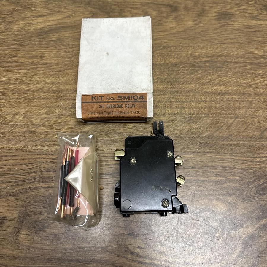 Ward Leonard,5M104,3rd. Overload Relay Kit For Series 5000 AC Starters 00/0/01